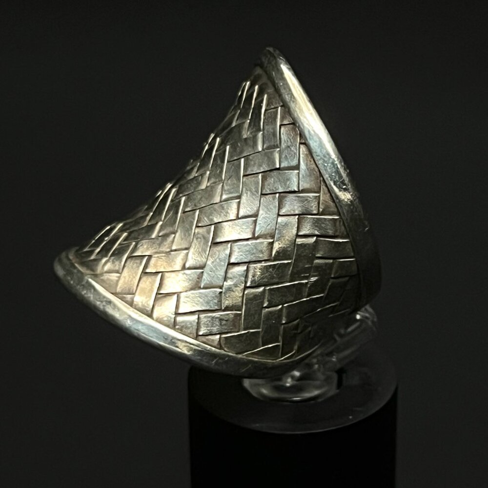 Textured Statement Ring - image 2